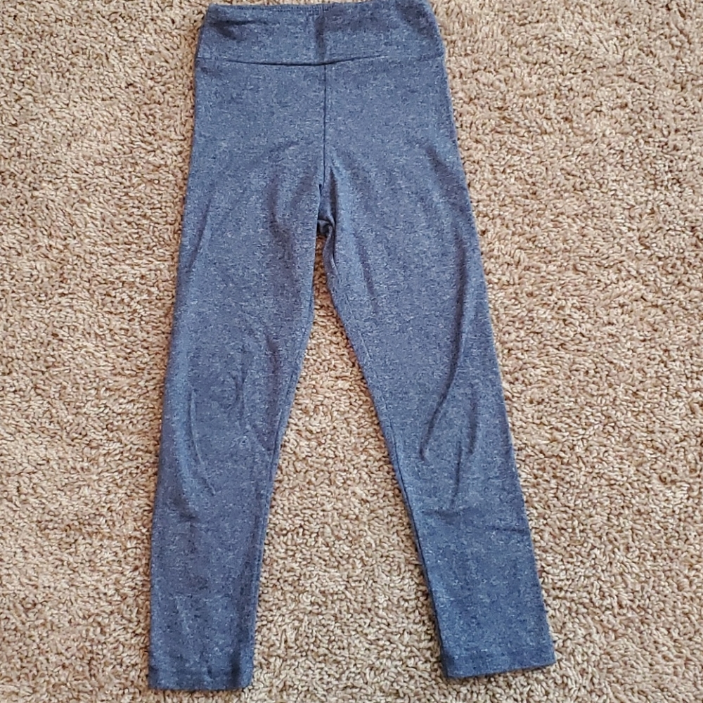 LuLaRoe Girls Leggings S/M Blue